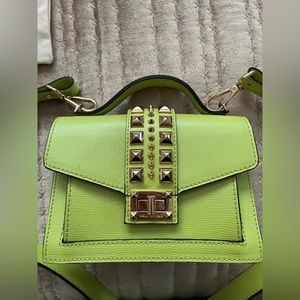 Valentino lime green studded purse